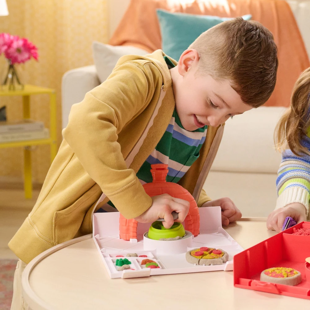 Spin Master KINETINIO SMĖLIO žaidimų rinkinys „SquishPizza“