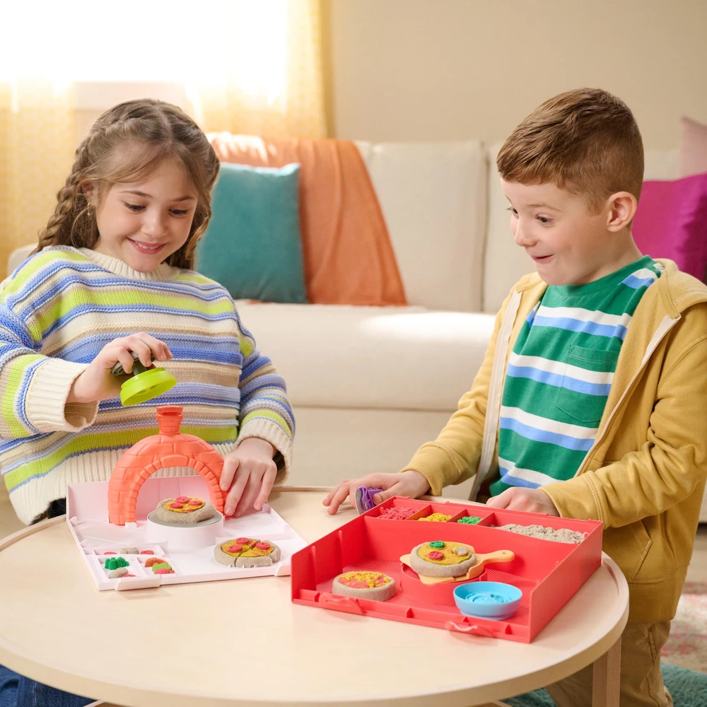Spin Master KINETINIO SMĖLIO žaidimų rinkinys „SquishPizza“