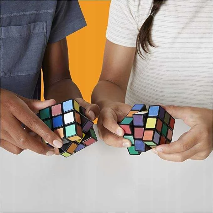 Spin Master RUBIK'S CUBE 3x3 Impossible - 6063974 - Rubiko kubas labai sudėtingas, spalva keičiasi priklausomai nuo kampų