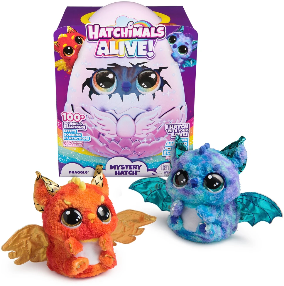 Interaktyvus žaislas HATCHIMALS ,,Alive Draggle"