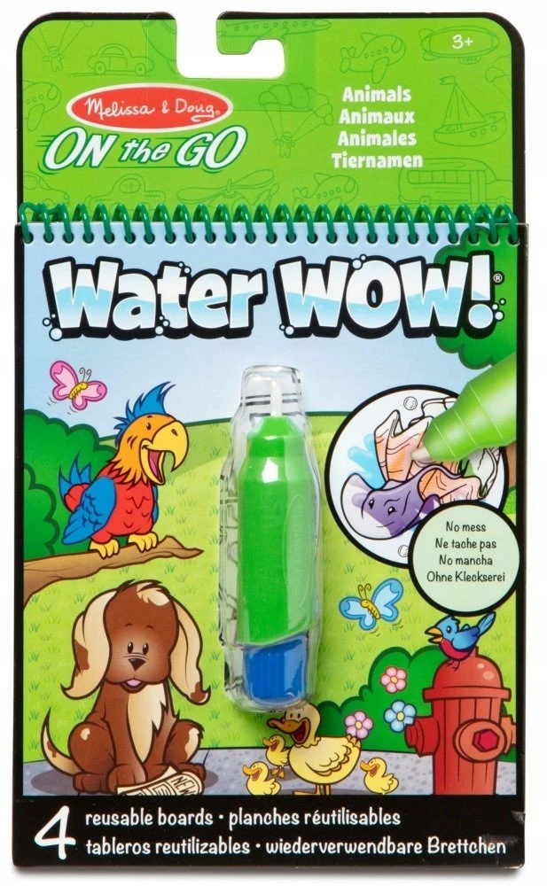 MELISSA & DOUG WATER WOW! Piešimo vandeniu rinkinys „Gyvūnai“