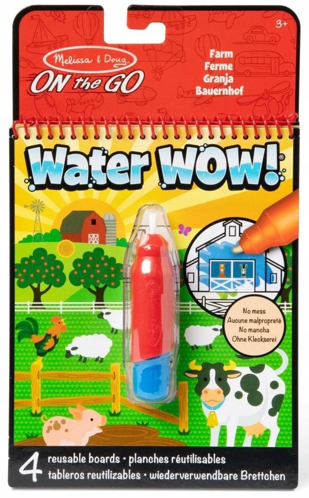Spin Master MELISSA & DOUG WATER WOW! Piešimo vandeniu rinkinys „Ūkis“