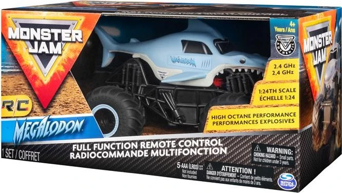 MONSTER JAM visureigis RC 1:24 Megalodon, 6044952