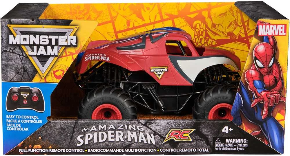 Spin Master Monster Jamdisney „Monster Jam“ – nuotoliniu būdu valdomas 1:24 Žmogus-voras (6073723)