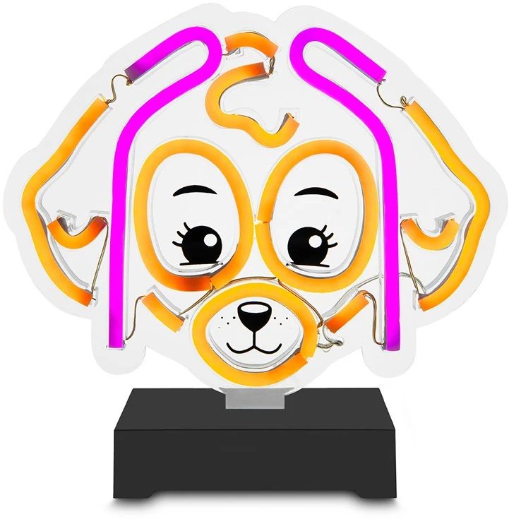 Spin Master Psi Patrol Neoninė LED lemputė su stovu Paw Patrol – Skye OW-120546