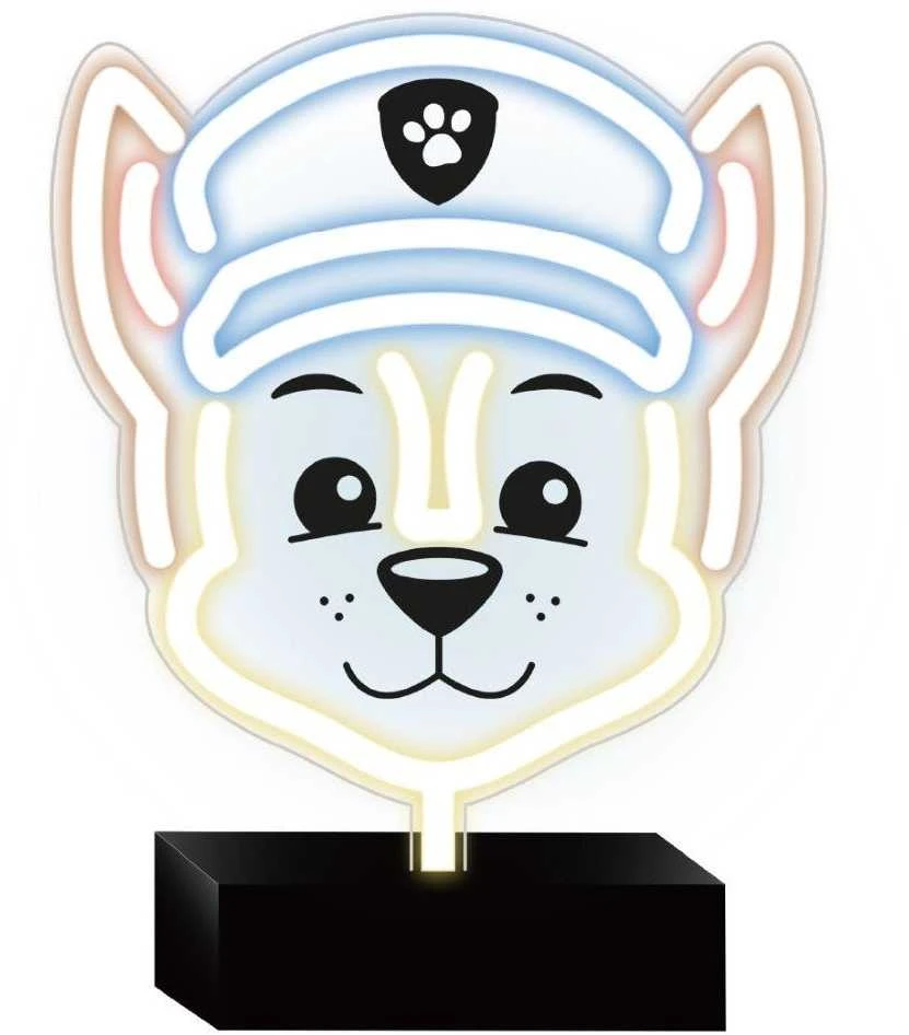 Psi Patrol Neoninė LED lempa su stovu Paw Patrol – Chase OW-120346
