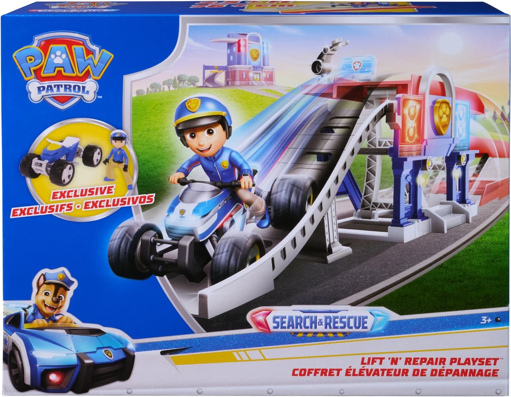 Spin Master „Paw Patrol“ – paieškos ir gelbėjimo keltuvo bei remonto žaidimų rinkinys (6075556)