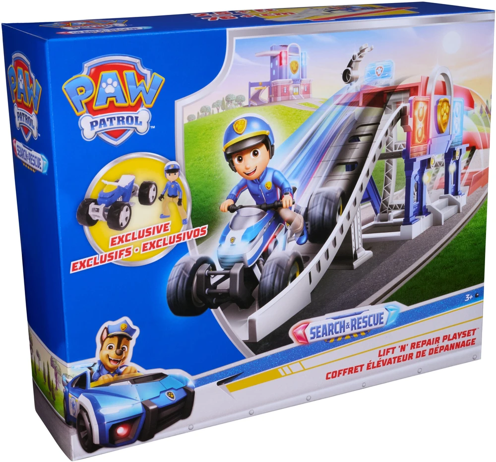 Spin Master „Paw Patrol“ – paieškos ir gelbėjimo keltuvo bei remonto žaidimų rinkinys (6075556)