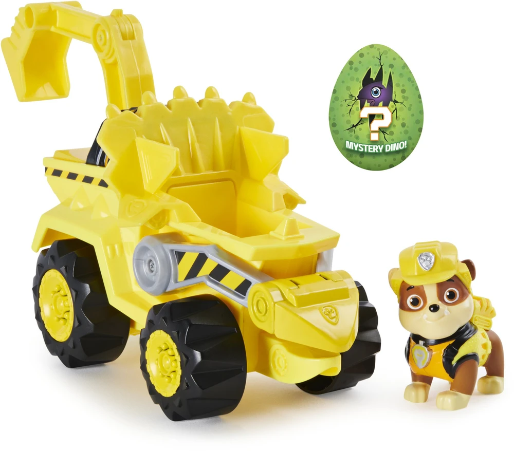 Spin Master Paw Patrol Dino Rescue Rubbles Base Vehicle Toy Vehicle (Geltona/Juodas)