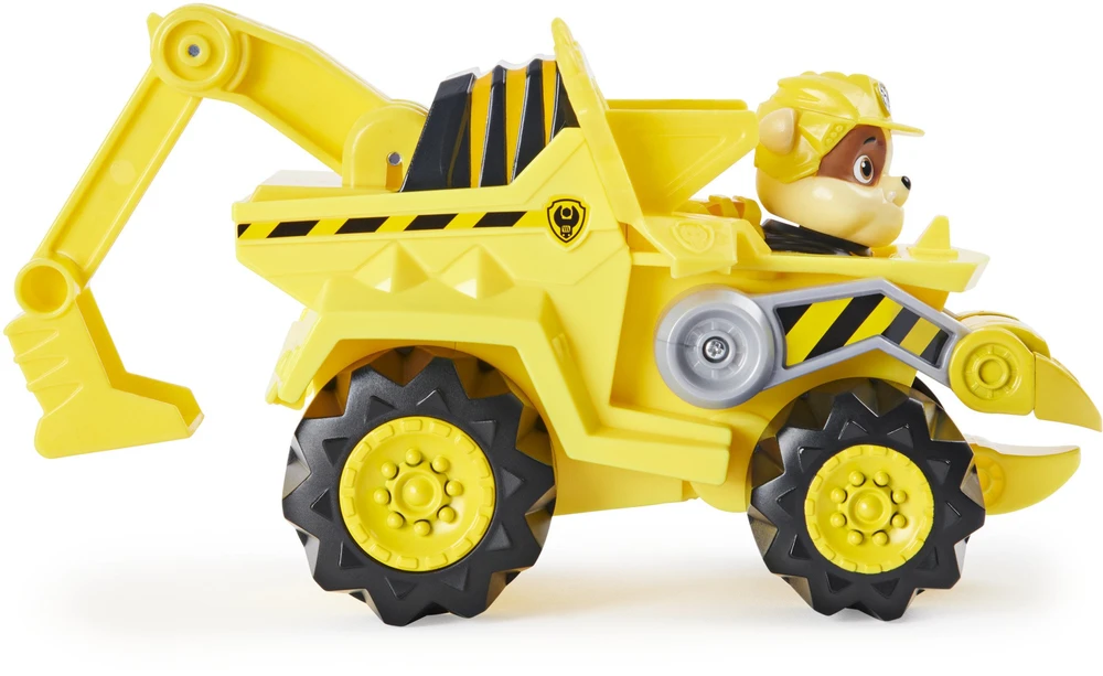 Spin Master Paw Patrol Dino Rescue Rubbles Base Vehicle Toy Vehicle (Geltona/Juodas)