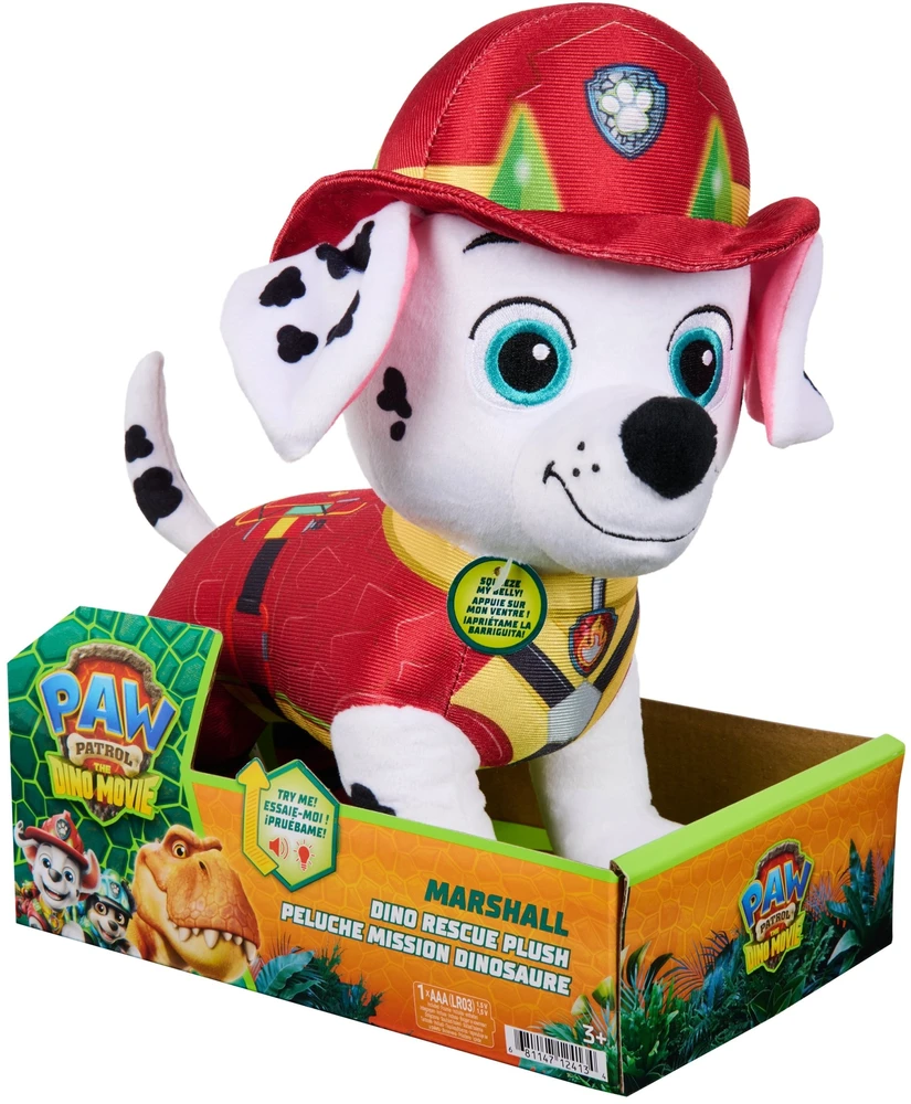 Spin Master PAW PATROL pliušinis žaislas Marshall Feature, 6076509