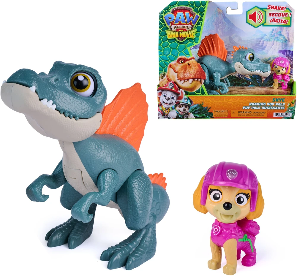 Spin Master SPIN Psi Patrol filmai Dino Dinosaur+Skye 6076351