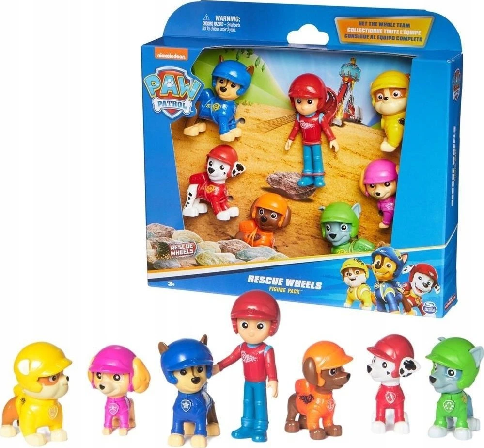 Spin Master PAW PATROL figūrėlių rinkinys Rescue Wheels Giftpack, 7vnt., 6070443
