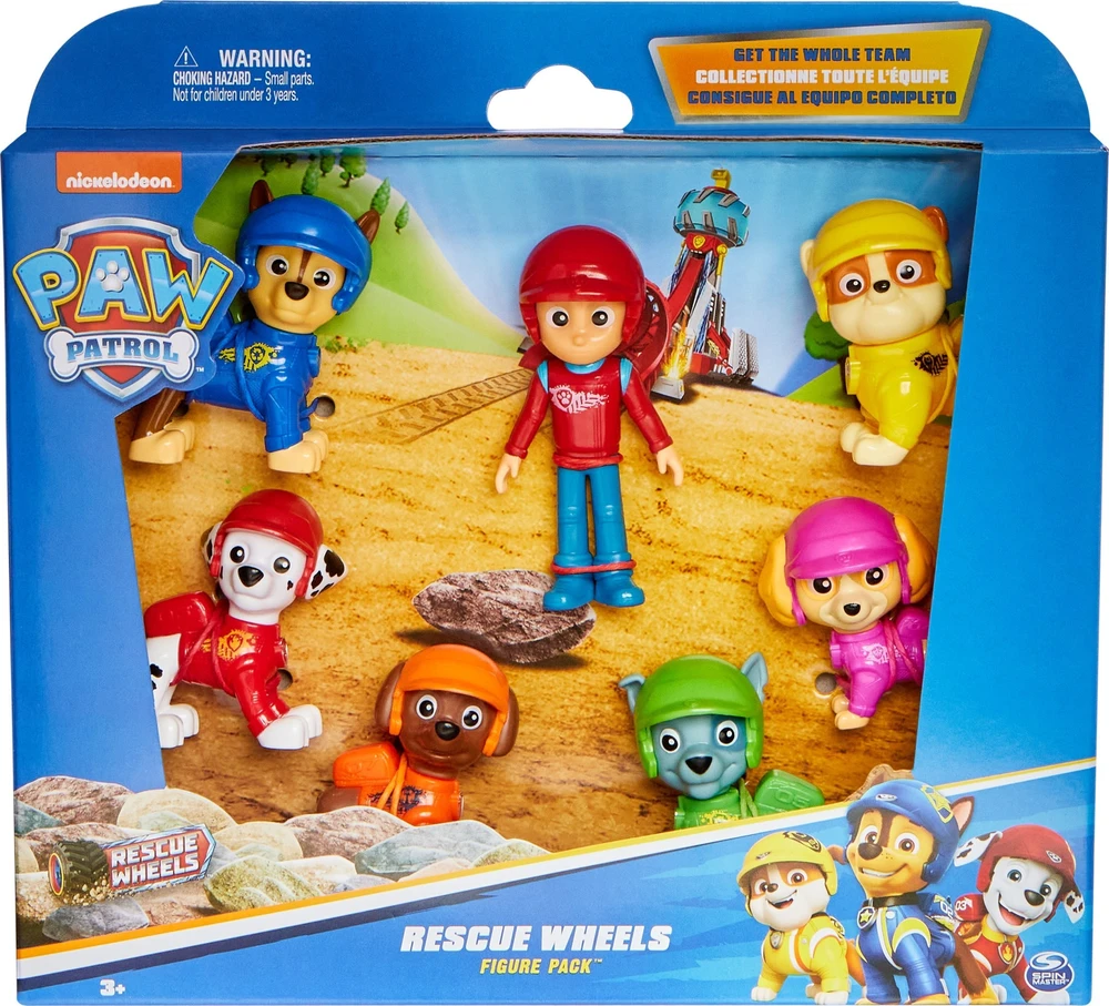 Spin Master PAW PATROL figūrėlių rinkinys Rescue Wheels Giftpack, 7vnt., 6070443
