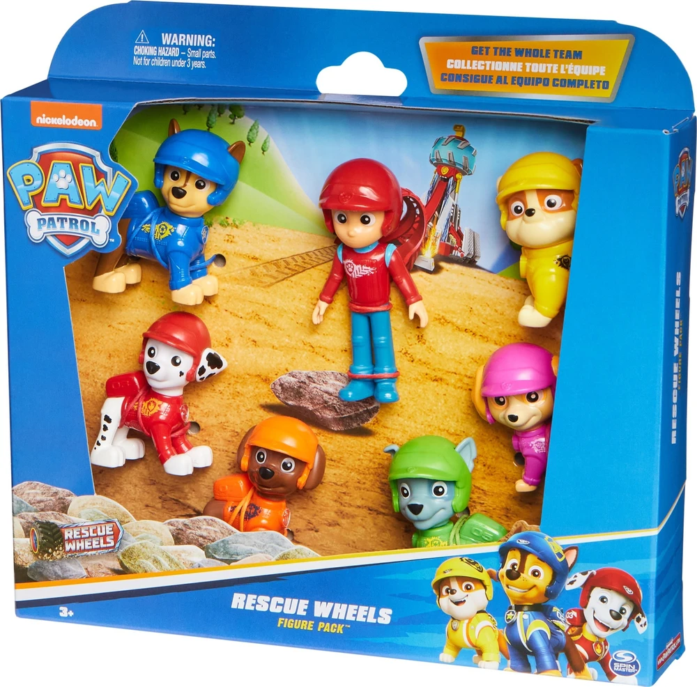 Spin Master PAW PATROL figūrėlių rinkinys Rescue Wheels Giftpack, 7vnt., 6070443