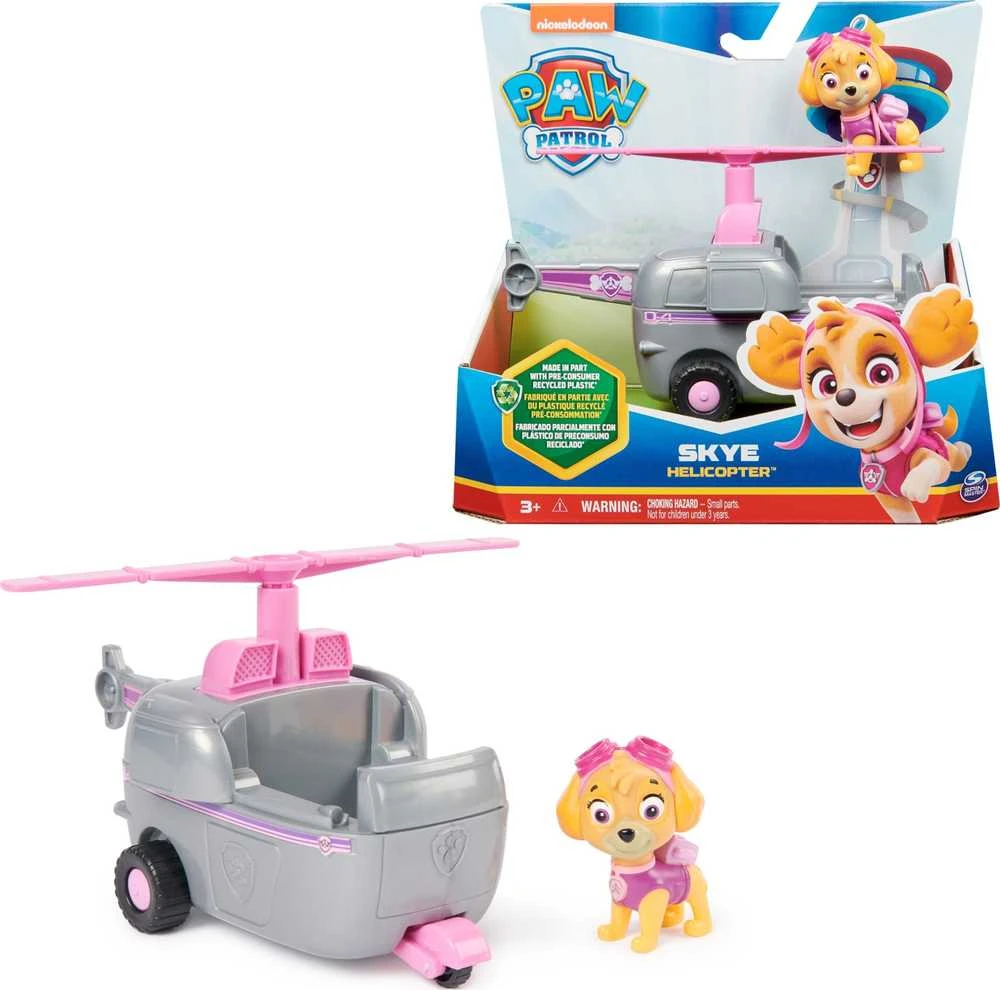 Spin Master PAW PATROL transporto priemonė Basic Sustainable Skye, 6071211