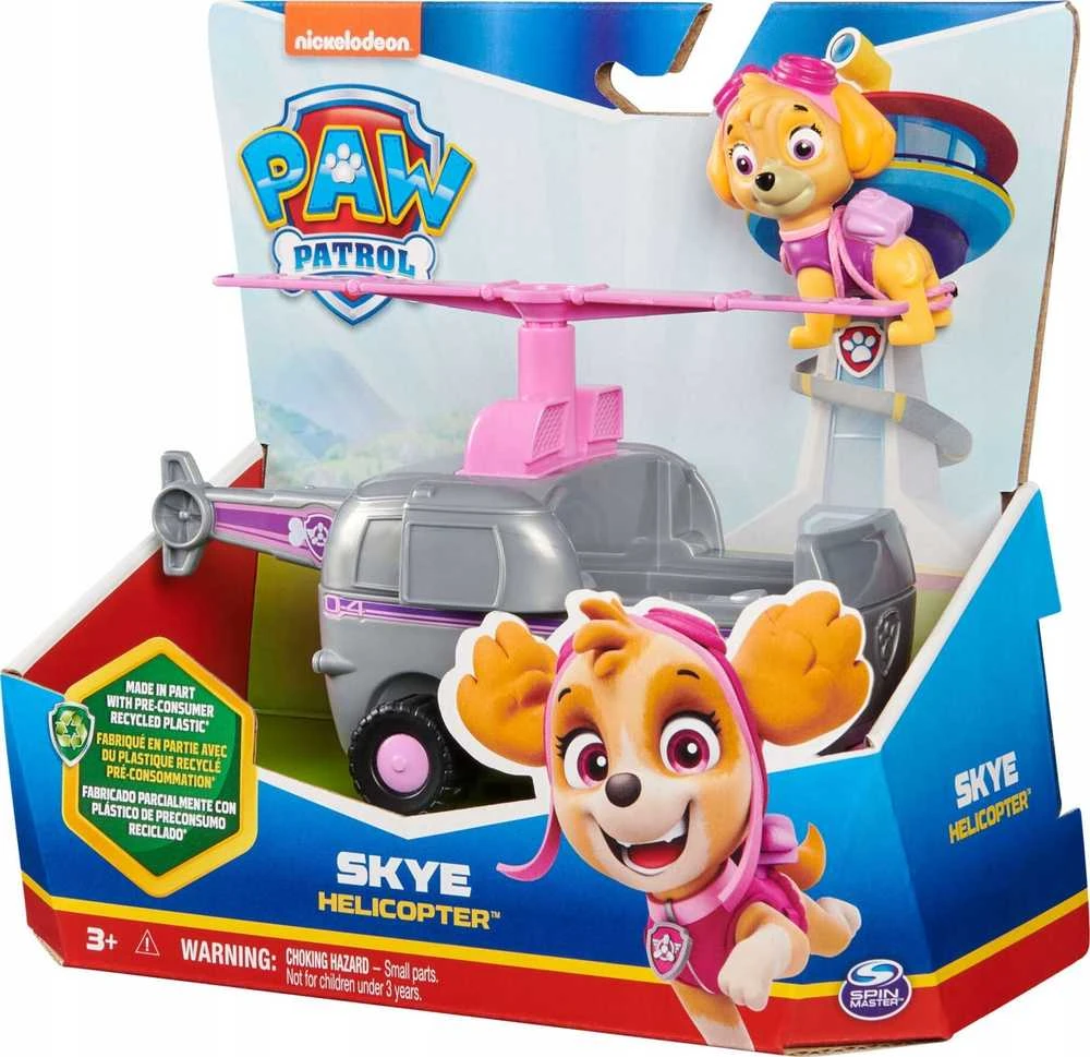 Spin Master PAW PATROL transporto priemonė Basic Sustainable Skye, 6071211