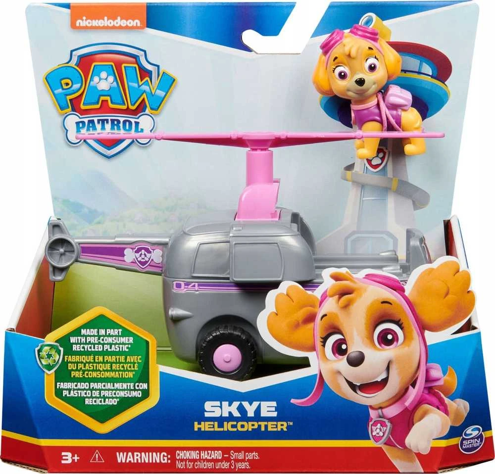 Spin Master PAW PATROL transporto priemonė Basic Sustainable Skye, 6071211