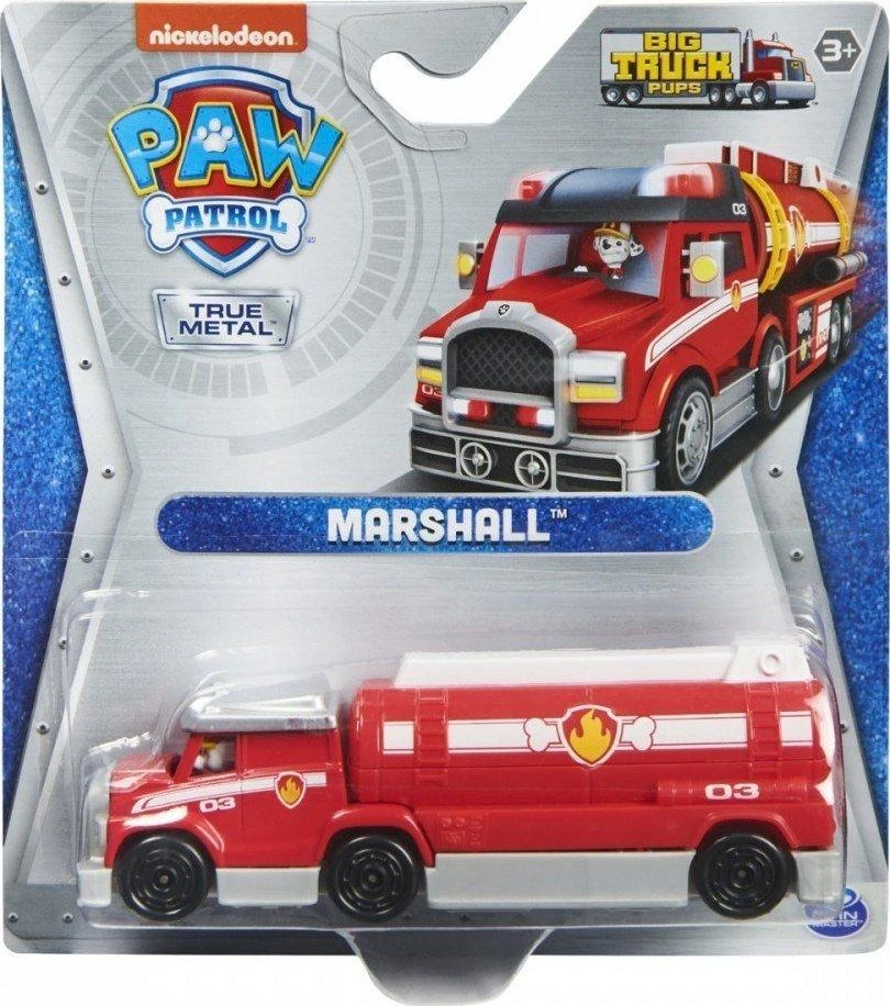 Spin Master PAW PATROL 1:55 transporto priemonė Big Truck Marshall, 6063793
