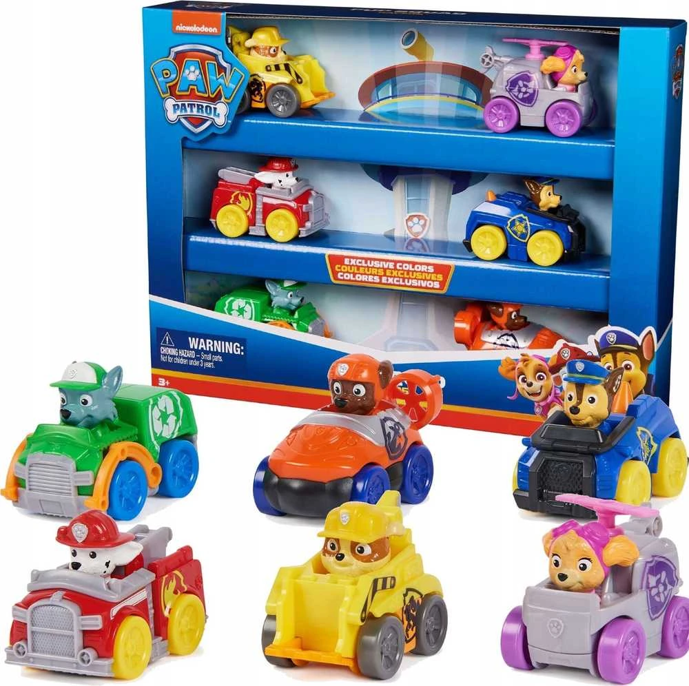 Spin Master PAW PATROL transporto priemonių rinkinys Core Pup Squad Racer, 6070070