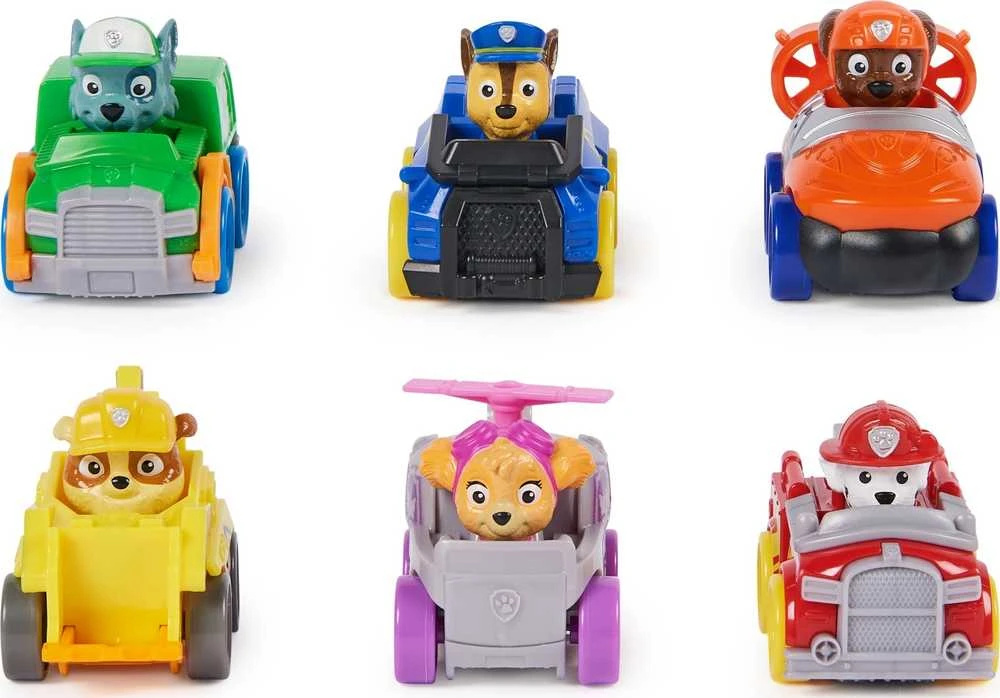 Spin Master PAW PATROL transporto priemonių rinkinys Core Pup Squad Racer, 6070070