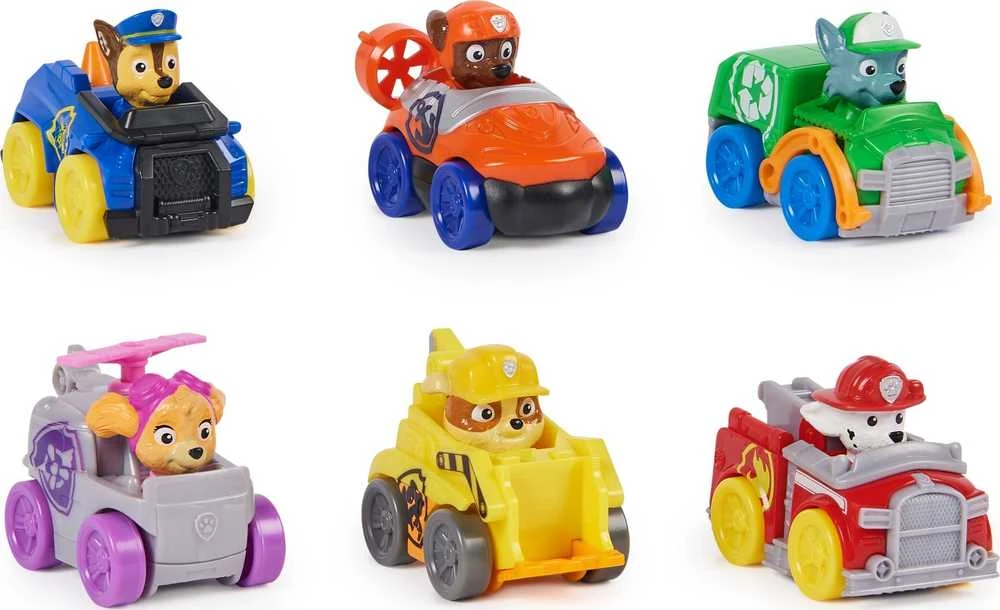 Spin Master PAW PATROL transporto priemonių rinkinys Core Pup Squad Racer, 6070070