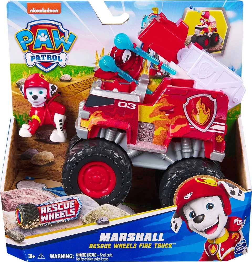 Žaislinė mašinėlė Spin Master Paw Patrol Rescue Wheels Themed Vehicles - Marshall