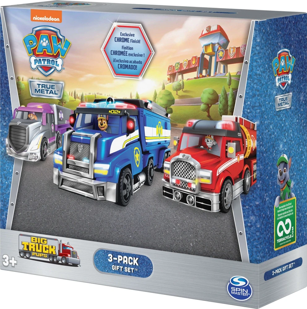 Spin Master PAW PATROL Sunkvežimis Psi Patrol Big Truck Pups 3-pak 6065062 Spin Master