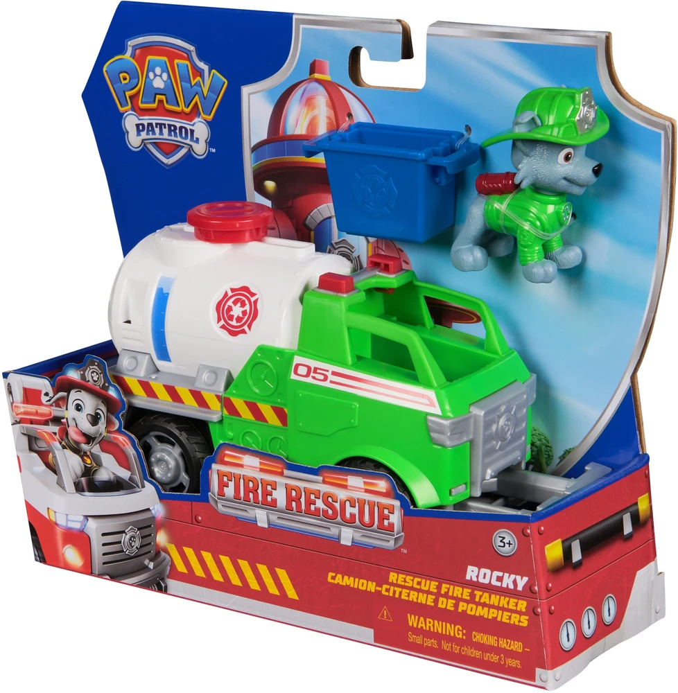 Nezatříděno Spin Master PAW PATROL transporto priemonė Fire Rescue Rocky, 6072642