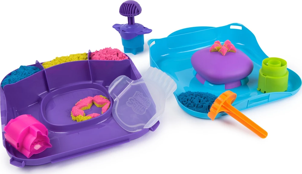 Kinetic Sand KINETINIS SMĖLIS Rinkinys „SquishMotion“