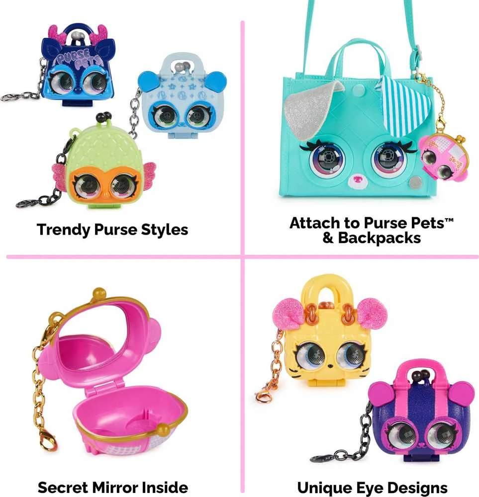 Spin Master PURSE PETS Pakabutis „Luxey Charms“, 1vnt.
