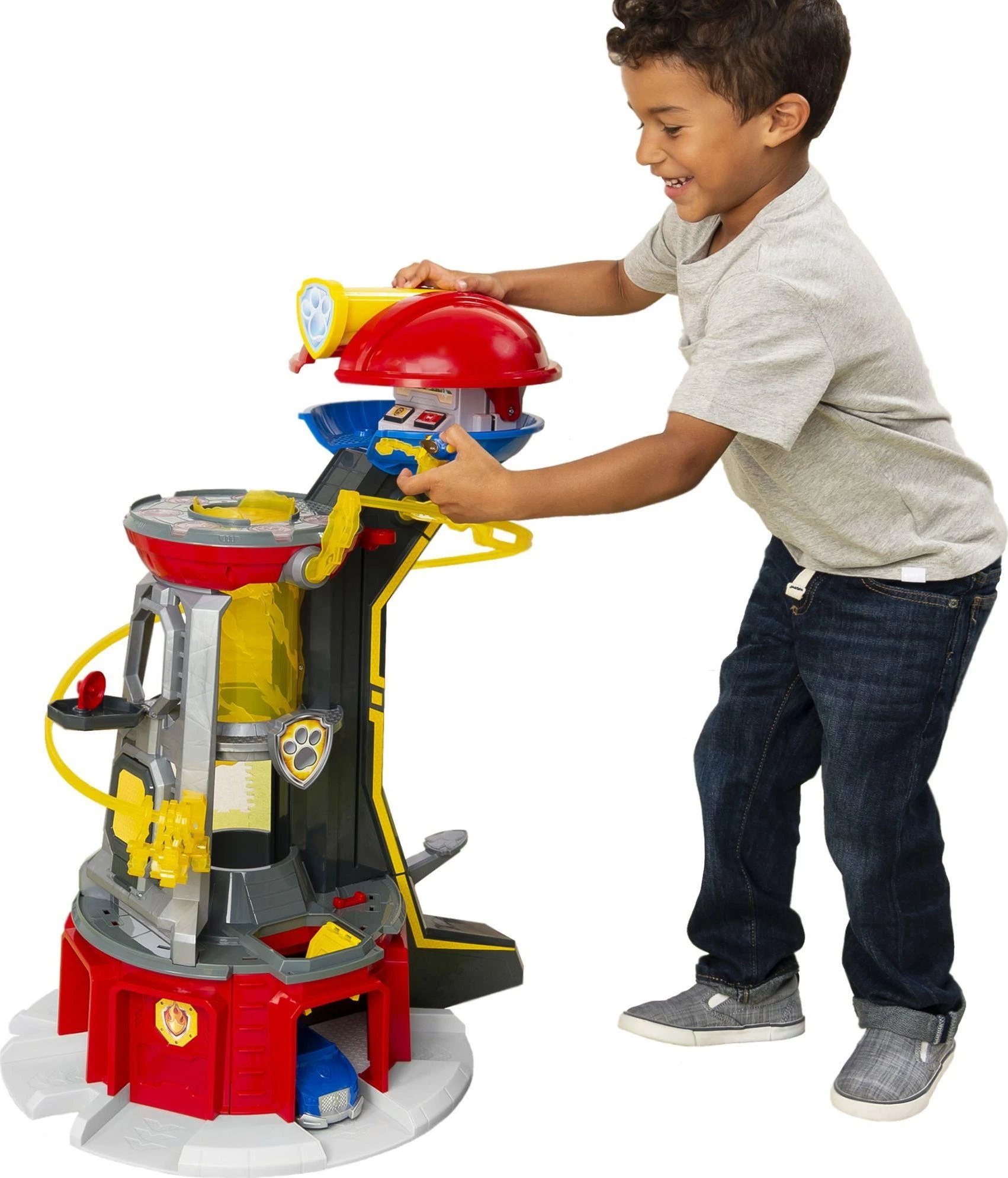 Šunyčių patrulių apžvalgos bokštas Spin Master PAW PATROL + transporto priemonė su Čeiso figūrėle