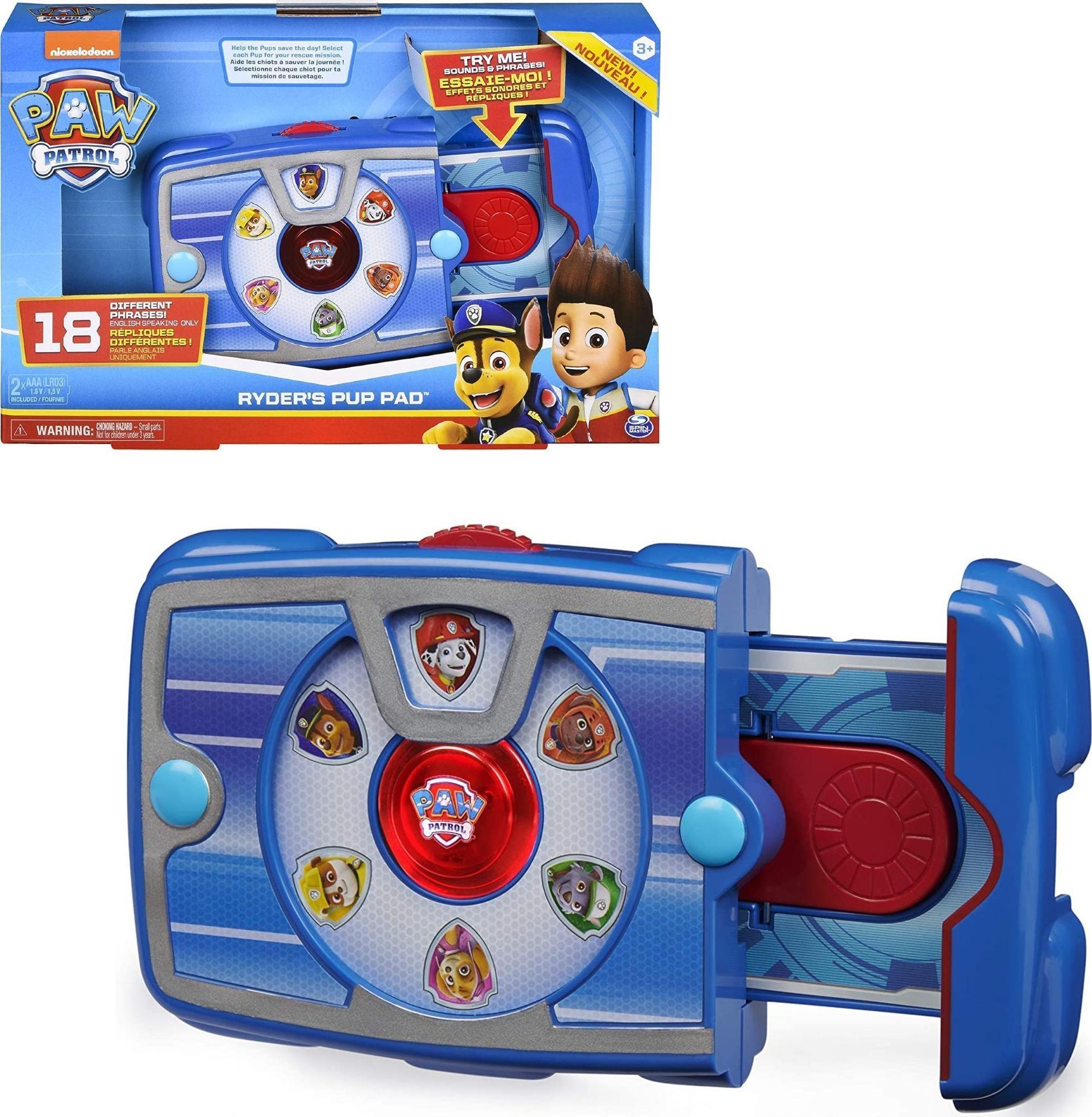 Spin Master Paw Patrol Ryder interaktyvi planšetė sukamasis 18 garsų