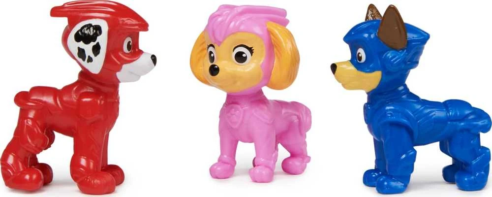 Spin Master Paw Patrol: The Mighty Movie 3 figūrėlių rinkinys - Šuniukų būrys