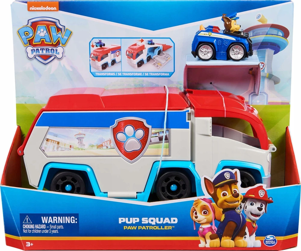 Žaislinė mašinėlė Spin Master Paw Patrol Rescue Wheels Patrol + Chase