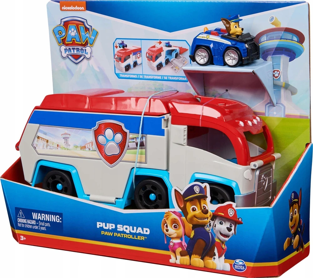 Žaislinė mašinėlė Spin Master Paw Patrol Rescue Wheels Patrol + Chase