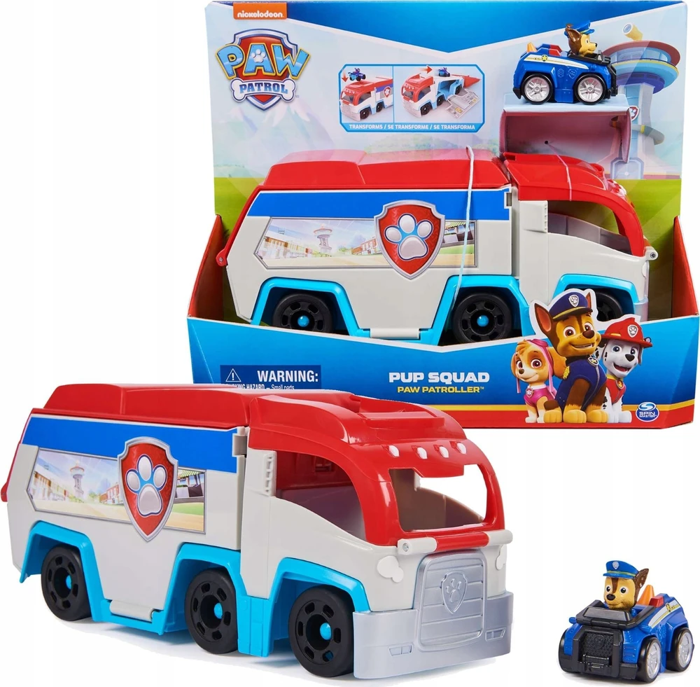 Žaislinė mašinėlė Spin Master Paw Patrol Rescue Wheels Patrol + Chase