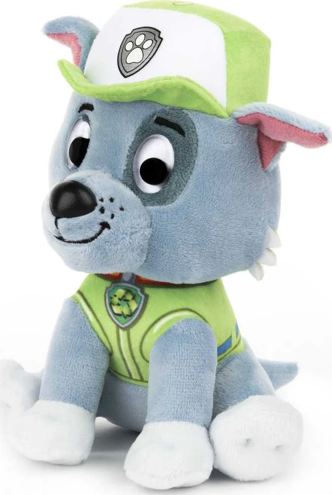 PAW PATROL Pliušinis šuniukas-patrulis ROCKY, 15cm