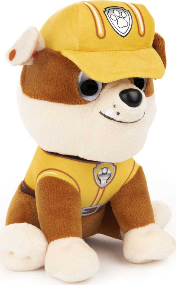 PAW PATROL Pliušinis šuniukas-patrulis RUBBLE, 15cm