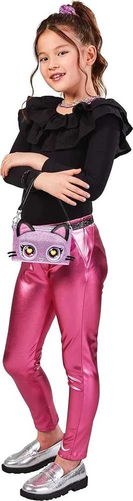 PURSE PETS Interaktyvi blizgi rankinė - Katytė