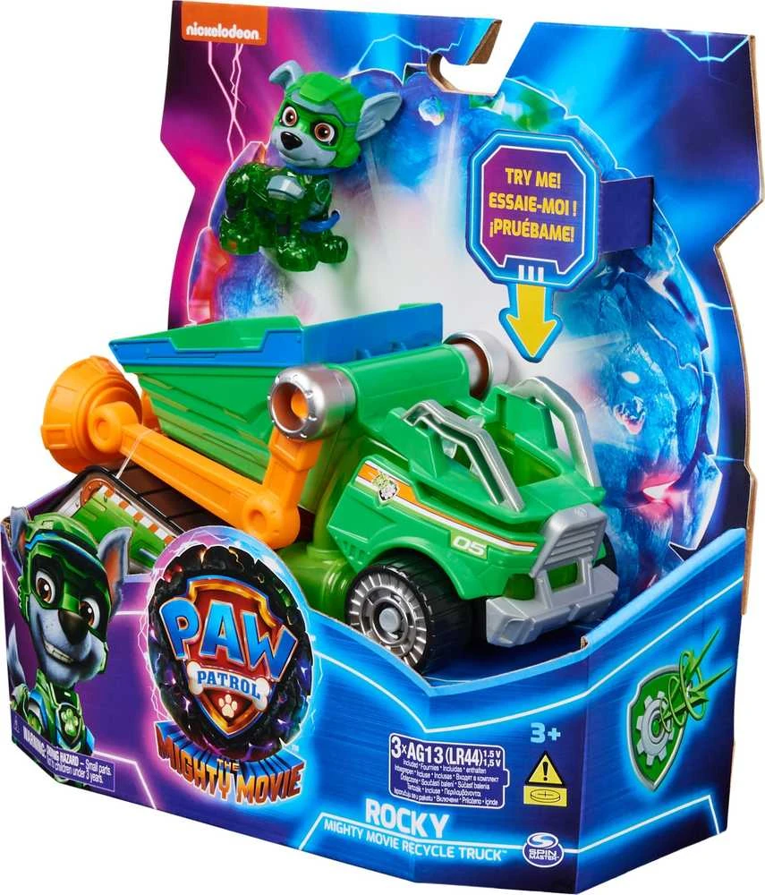 Spin Master PAW Patrol: The Mighty Movie Žaislinis automobilis su Rocky