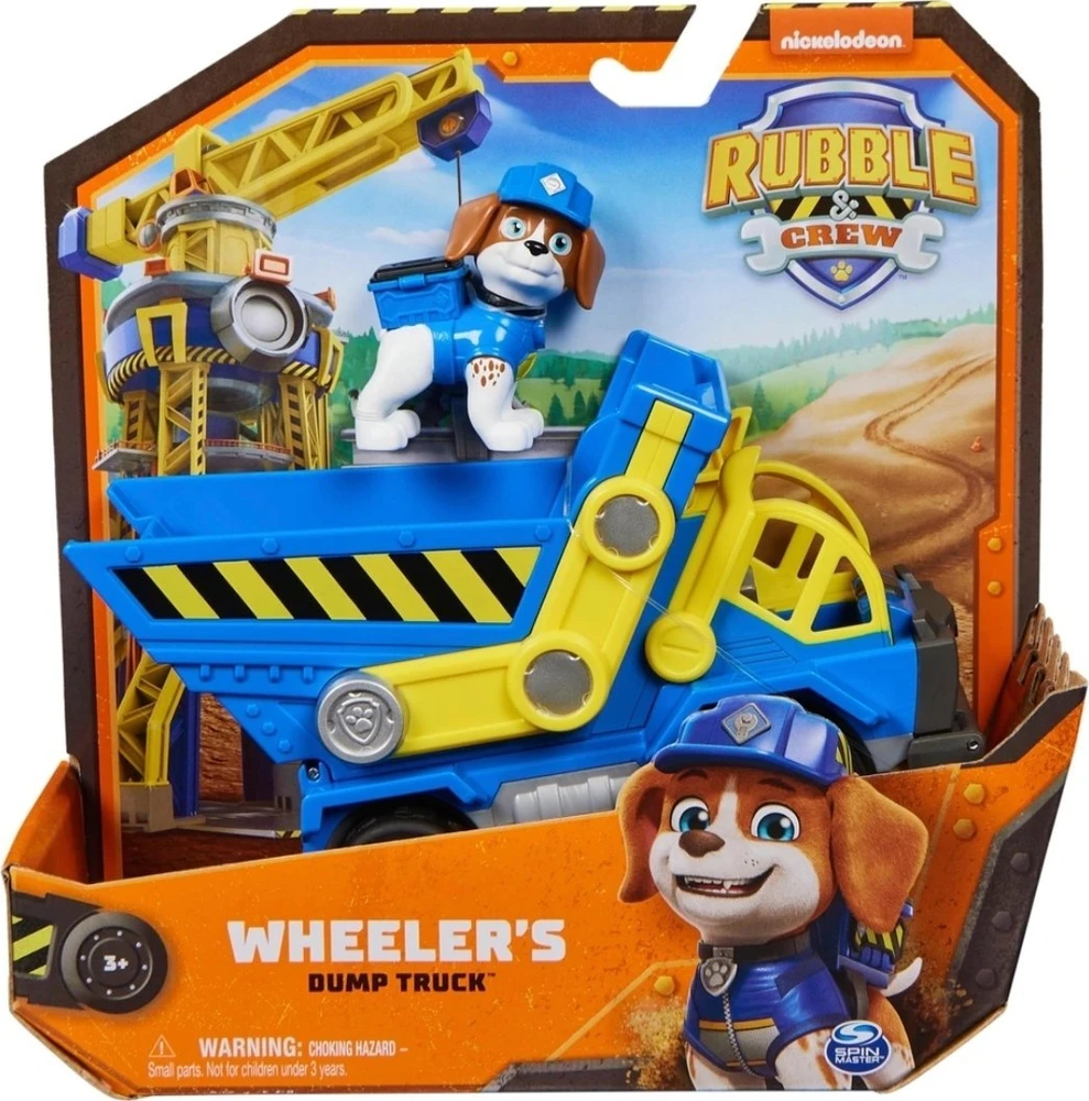 Žaislinė mašinėlė Spin Master Paw Patrol Rubble & Crew 6066726