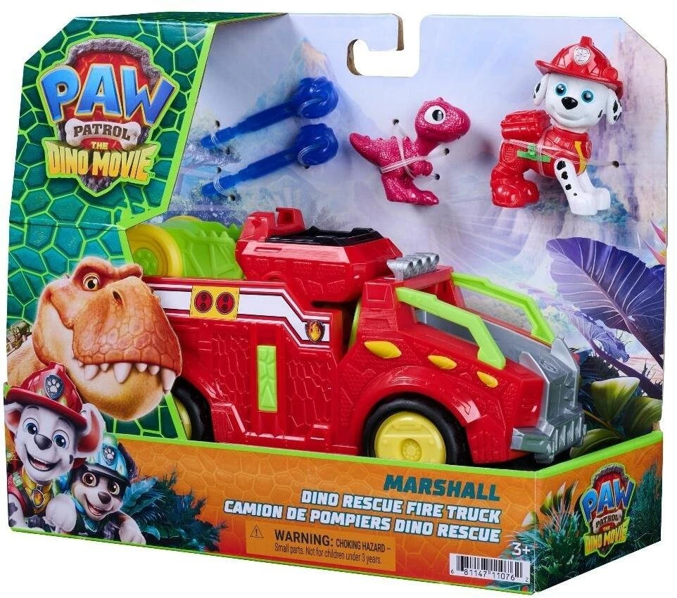 Spin Master PAW PATROL transporto priemonė Dino Theme Marshall, 6075757