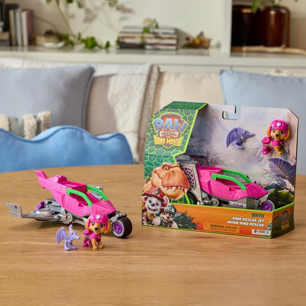 Spin Master PAW PATROL transporto priemonė Dino Theme Skye, 6075758