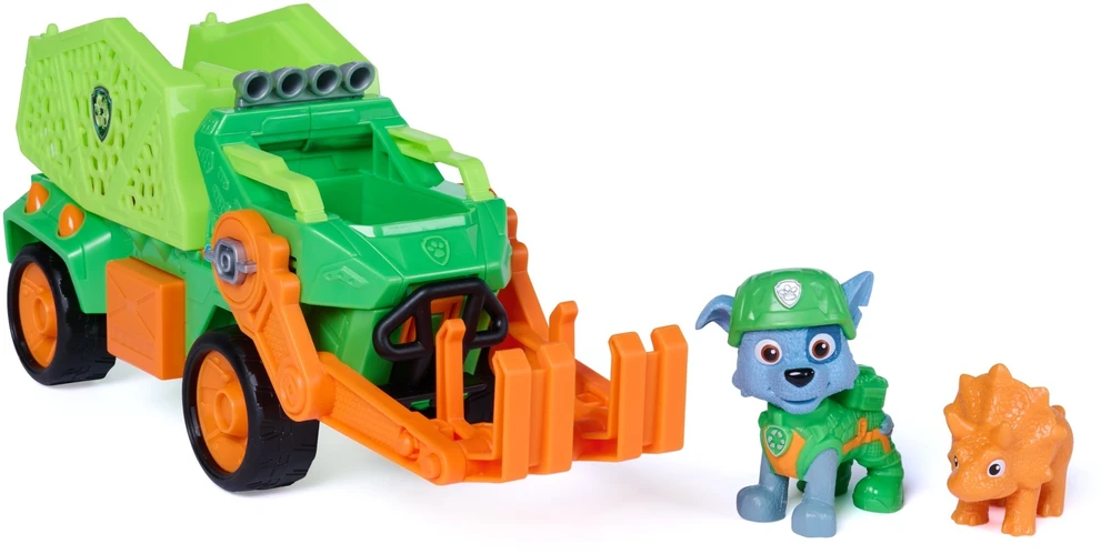 Spin Master PAW PATROL transporto priemonė Dino Theme Rocky, 6075772