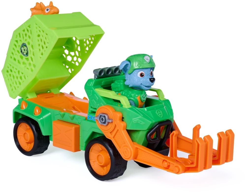 Spin Master PAW PATROL transporto priemonė Dino Theme Rocky, 6075772