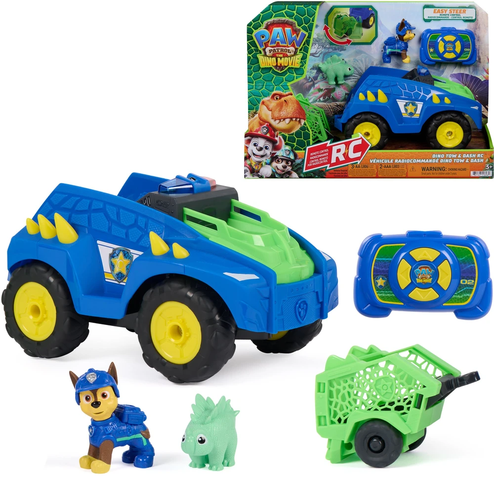 Spin Master PAW Patrol: Nuotoliniu būdu valdomas Dino Tow Dash (6076166)