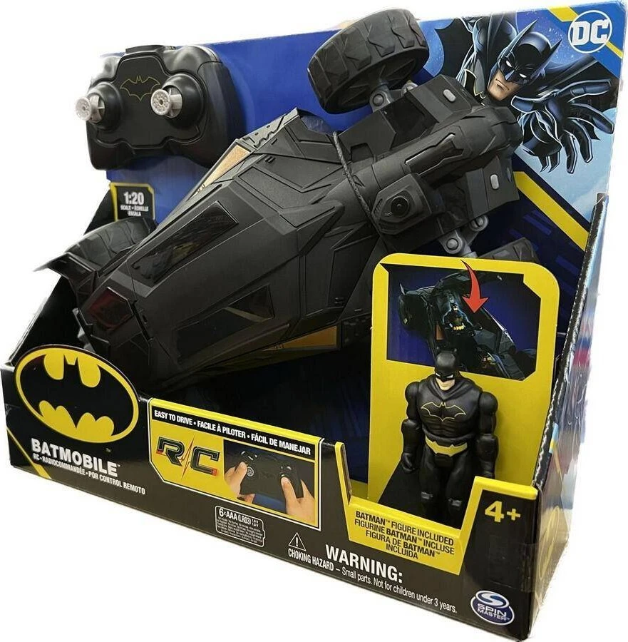 BATMAN 1:20 valdomas automobilis Batmobile, 6065425