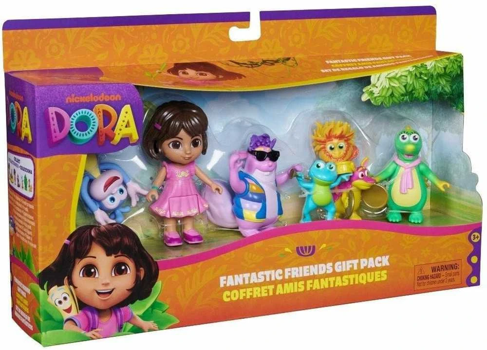 Spin Master DORA TYRINĖTOJĖS žaidimų rinkinys Dora figūrėlių dovanų rinkinys