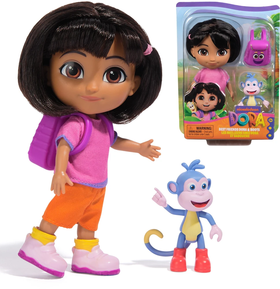 Spin Master DORA TYRINĖTOJĖ lėlė Kasdieninė paprasta Dora 15 cm